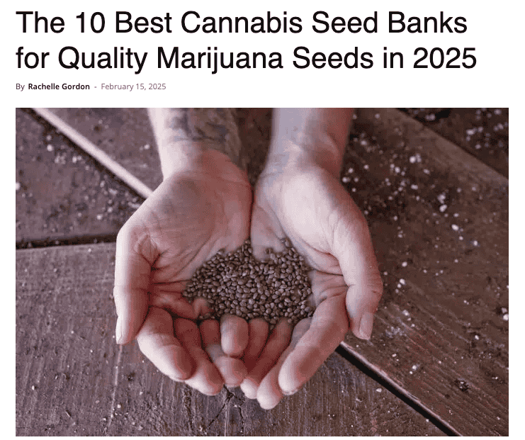 Best Marijuana Seed Banks of 2025 - GTR Seeds